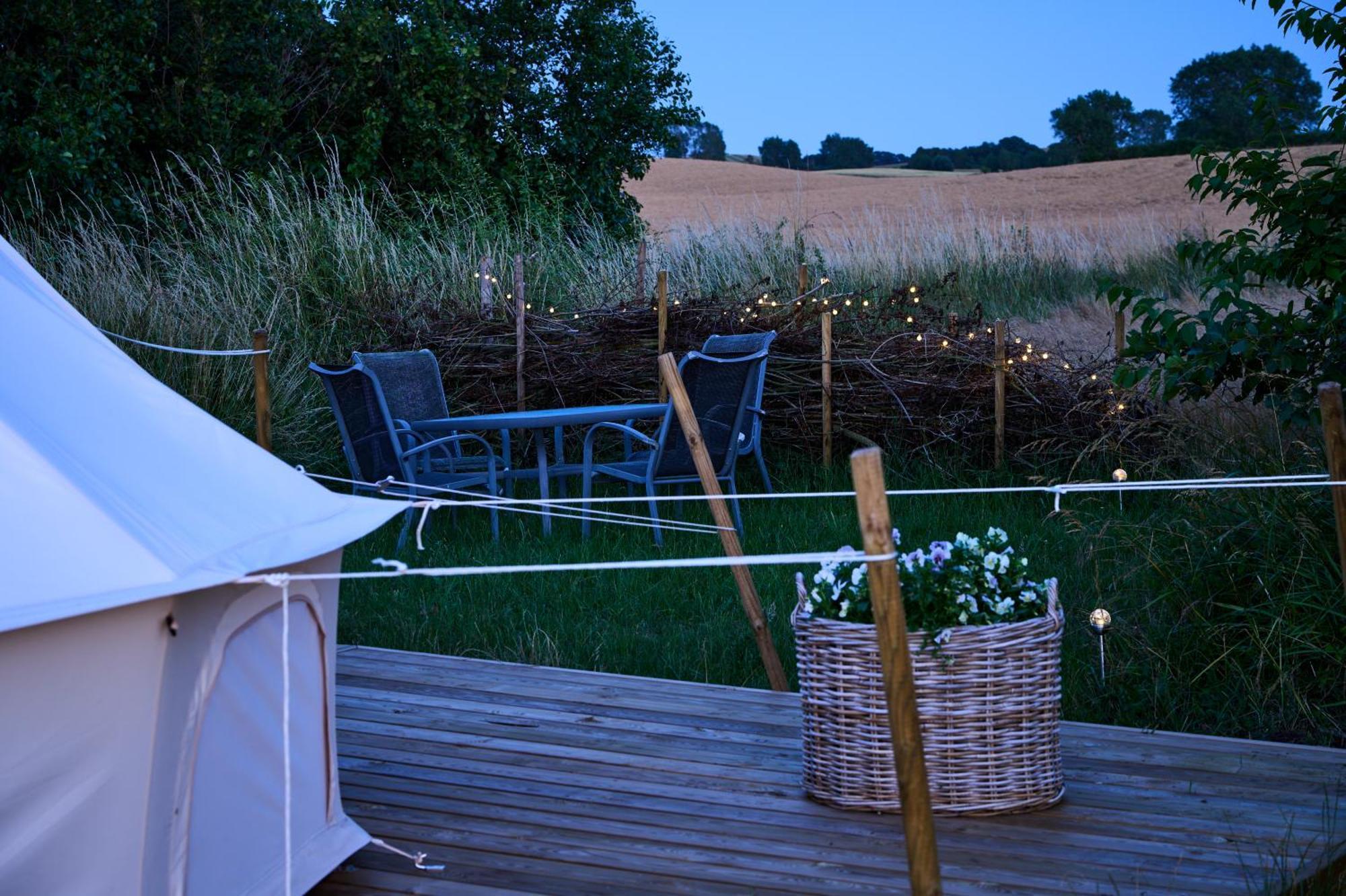 Hesselgaard Glamping Hotel Dalby Exterior foto