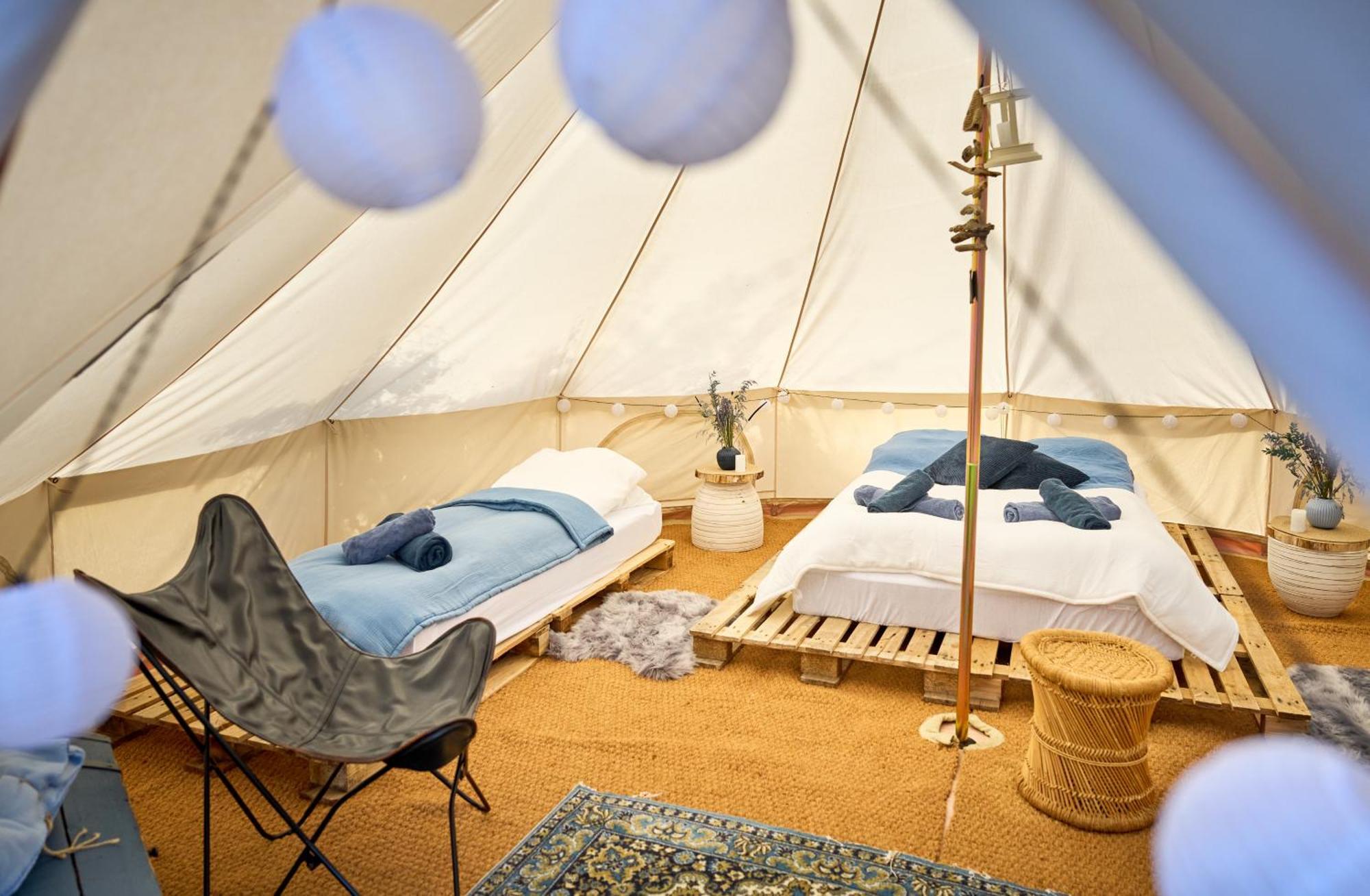 Hesselgaard Glamping Hotel Dalby Exterior foto