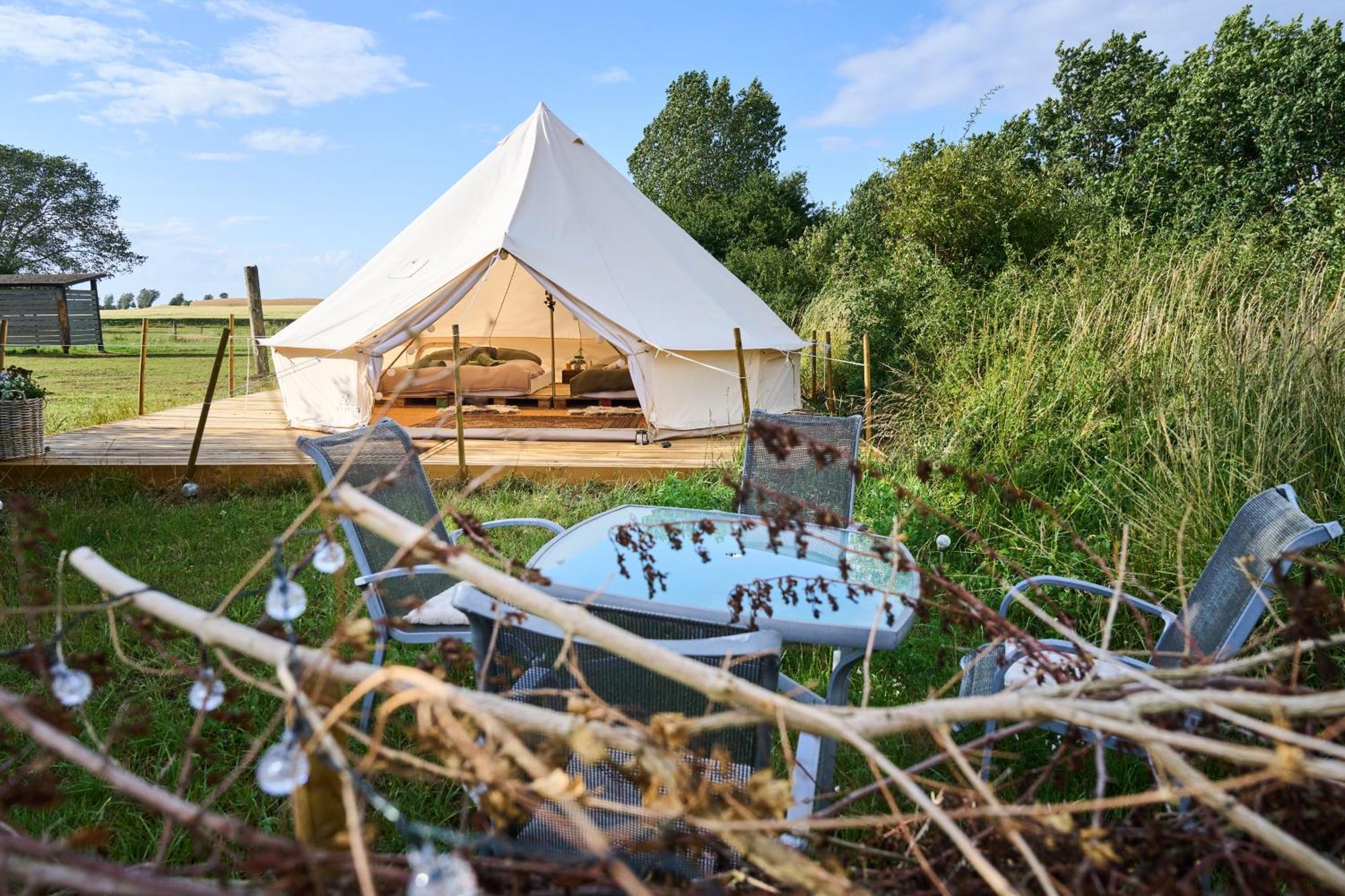 Hesselgaard Glamping Hotel Dalby Exterior foto